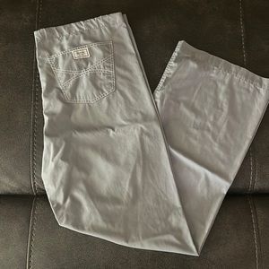 Grey Blue Sky Scrub Pants